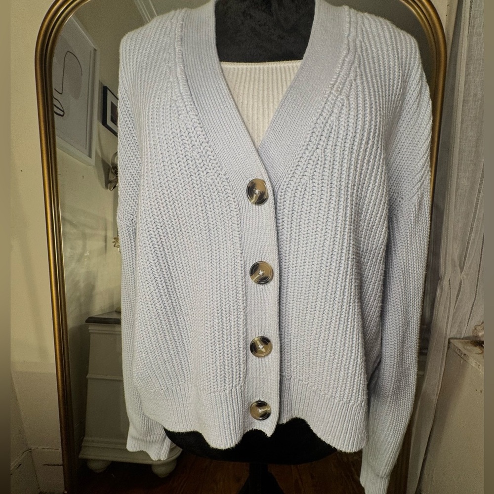 H&M Rib Knit Cardigan NWOT - Picture 2 of 4